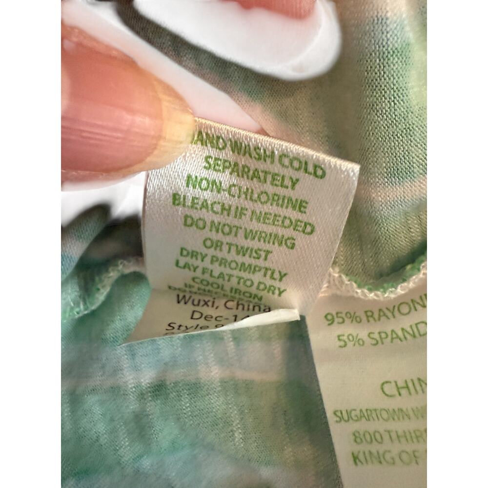 Lilly Pulitzer Green/Blue/White Wrap Dress XS - Picture 12 of 12